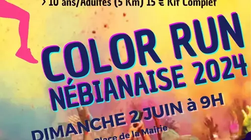 Color Run Nébianaise 2024 / dimanche 2 juin